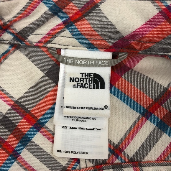 The North Face Plaid Print Button Down Shirt XL - Picture 5 of 7
